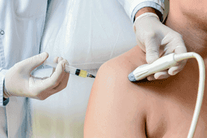 Come eseguire delle infiltrazioni nella spalla?  